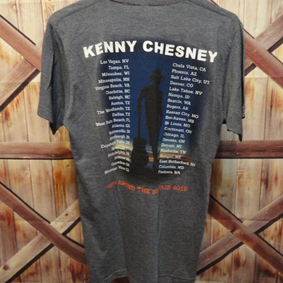 Kenny Chesney Around the world tour 2018 T~Tour dates city ~Graphice coo… - Picture 2 of 3
